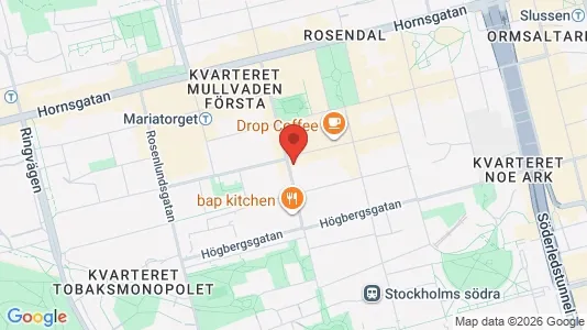 Apartments for rent i Södermalm - kort over placeringen