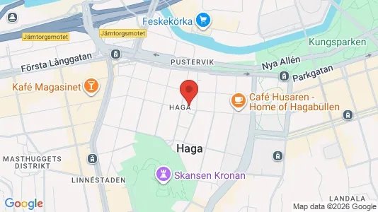 Apartments for rent i Gothenburg City Centre - kort over placeringen