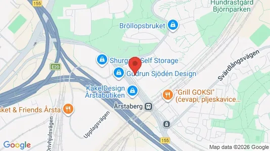 Apartments for rent i Södermalm - kort over placeringen