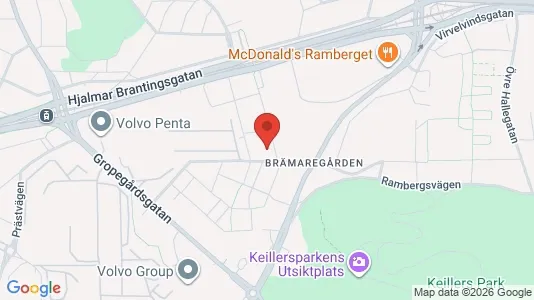 Apartments for rent i Lundby - kort over placeringen