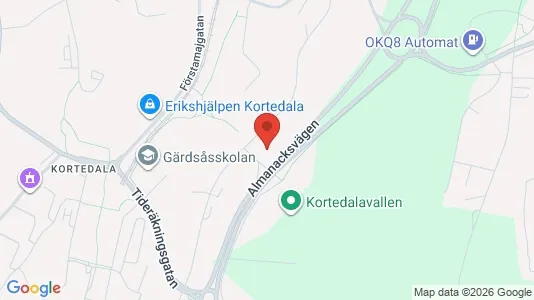 Apartments for rent i Gothenburg East - kort over placeringen