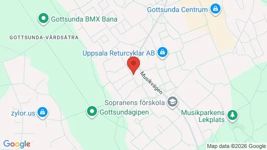 Apartments for rent i Uppsala - kort over placeringen