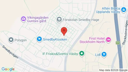 Apartments for rent i Upplands Väsby - kort over placeringen