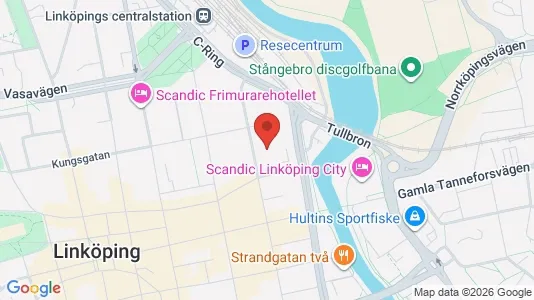 Apartments for rent i Linköping - kort over placeringen