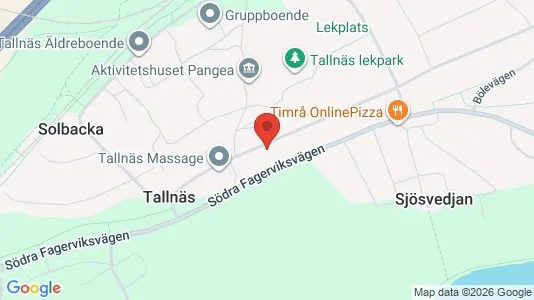Apartments for rent i Timrå - kort over placeringen