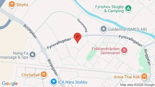 Apartments for rent i Uppsala - kort over placeringen