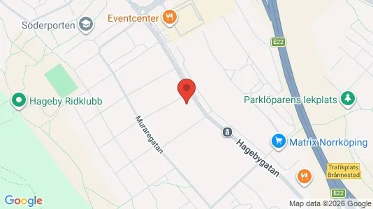 Apartments for rent i Norrköping - kort over placeringen