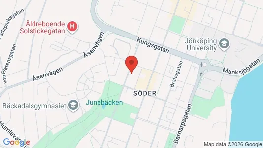 Apartments for rent i Jönköping - kort over placeringen