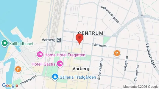 Apartments for rent i Varberg - kort over placeringen