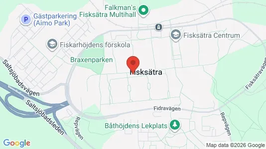 Apartments for rent i Nacka - kort over placeringen