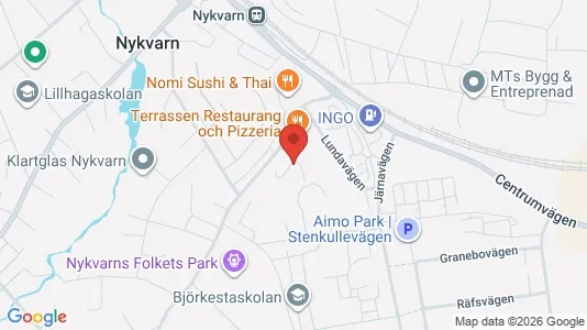 Apartments for rent i Nykvarn - kort over placeringen