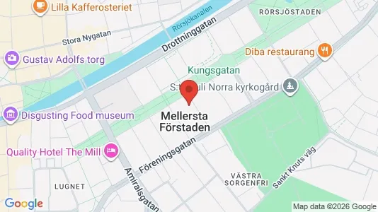 Apartments for rent i Malmö City - kort over placeringen