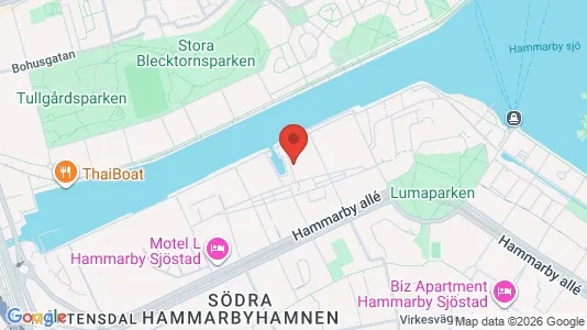 Apartments for rent i Hammarbyhamnen - kort over placeringen