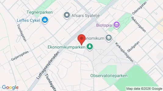 Apartments for rent i Uppsala - kort over placeringen