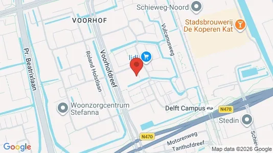 Apartments for rent i Delft - kort over placeringen