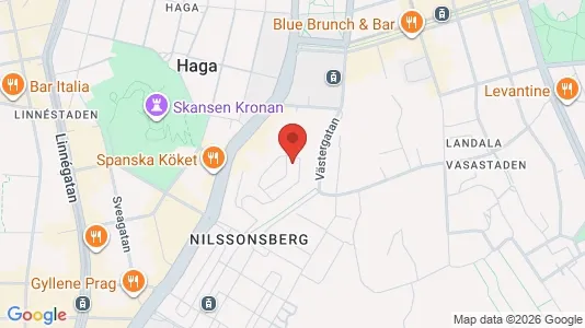 Apartments for rent i Gothenburg City Centre - kort over placeringen