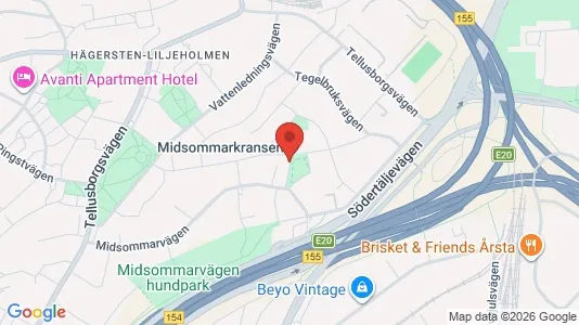 Apartments for rent i Stockholm South - kort over placeringen