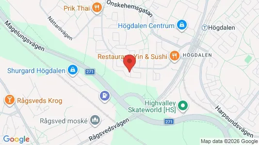 Apartments for rent i Stockholm South - kort over placeringen