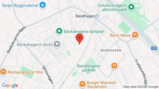 Apartments for rent i Stockholm South - kort over placeringen
