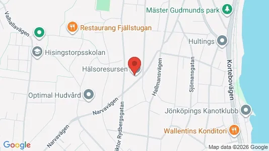 Apartments for rent i Jönköping - kort over placeringen
