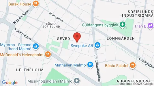 Apartments for rent i Sofielund - kort over placeringen