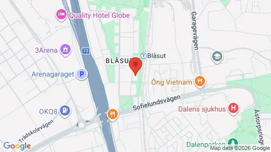 Apartments for rent i Stockholm South - kort over placeringen