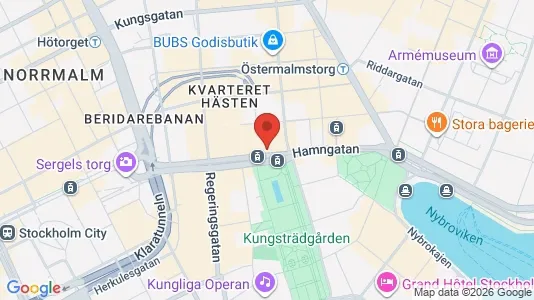 Apartments for rent i Stockholm City - kort over placeringen