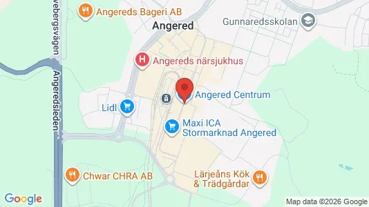 Apartments for rent i Angered - kort over placeringen