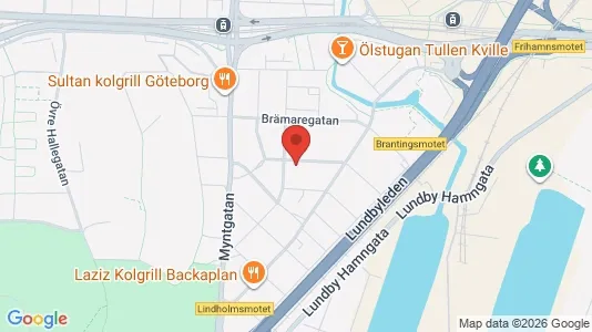 Apartments for rent i Lundby - kort over placeringen