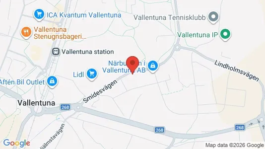 Apartments for rent i Vallentuna - kort over placeringen