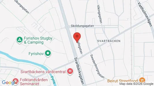 Apartments for rent i Uppsala - kort over placeringen