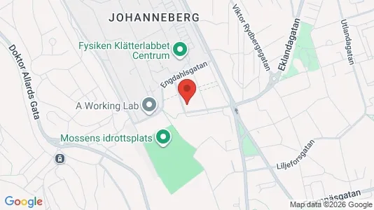 Apartments for rent i Johanneberg - kort over placeringen
