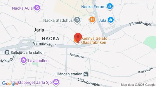 Apartments for rent i Nacka - kort over placeringen