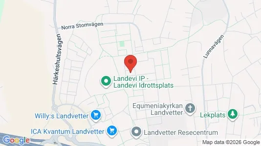 Apartments for rent i Härryda - kort over placeringen