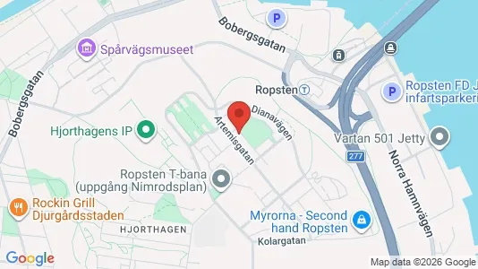 Apartments for rent i Gärdet/Djurgården - kort over placeringen