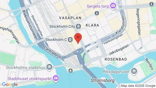 Apartments for rent i Stockholm City - kort over placeringen