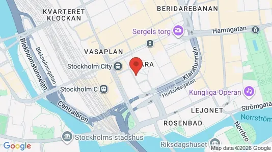 Apartments for rent i Stockholm City - kort over placeringen