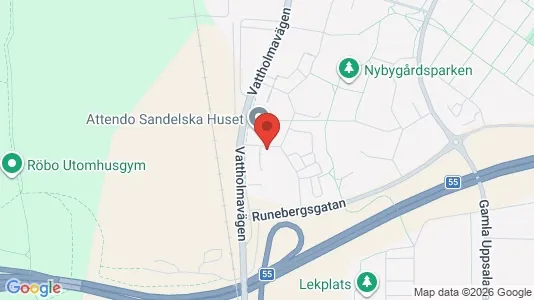 Apartments for rent i Uppsala - kort over placeringen