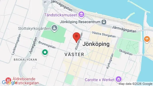 Apartments for rent i Jönköping - kort over placeringen