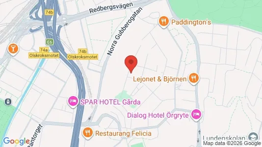 Apartments for rent i Örgryte-Härlanda - kort over placeringen