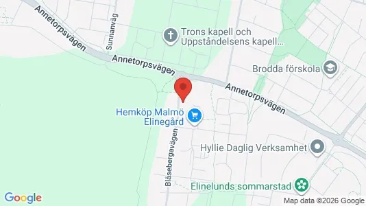 Apartments for rent i Limhamn/Bunkeflo - kort over placeringen