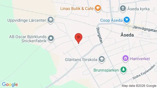 Apartments for rent i Uppvidinge - kort over placeringen