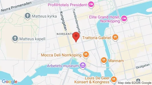 Apartments for rent i Norrköping - kort over placeringen