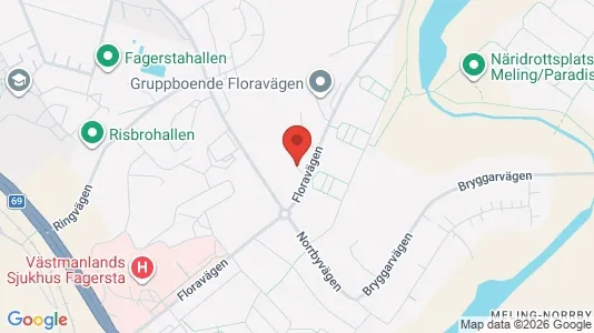 Apartments for rent i Fagersta - kort over placeringen