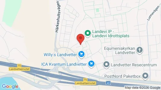 Apartments for rent i Härryda - kort over placeringen