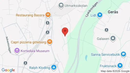 Apartments for rent i Gothenburg East - kort over placeringen