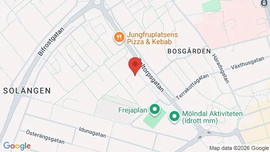 Apartments for rent i Mölndal - kort over placeringen