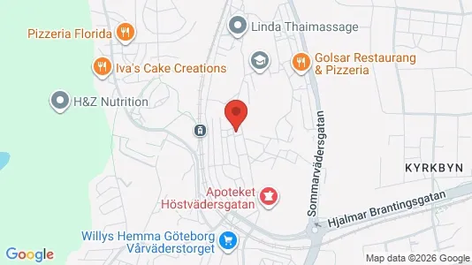 Apartments for rent i Västra hisingen - kort over placeringen