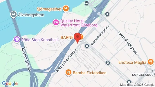 Apartments for rent i Majorna-Linné - kort over placeringen