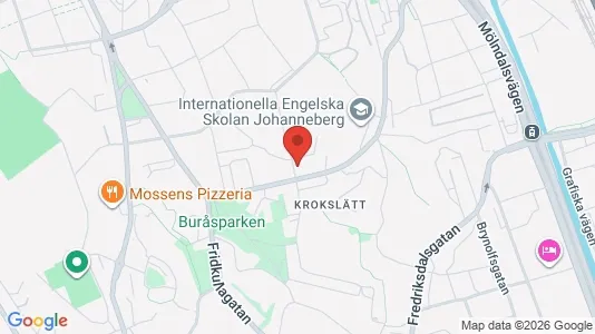 Apartments for rent i Johanneberg - kort over placeringen